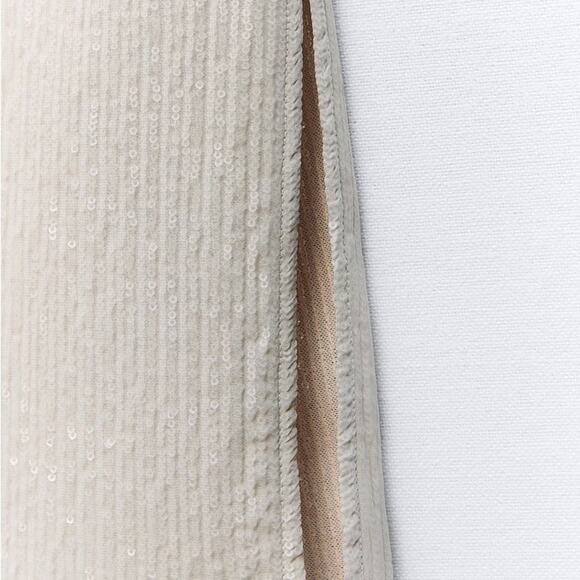 ZARA SEQUIN MIDI SKIRT - Picture 9 of 9